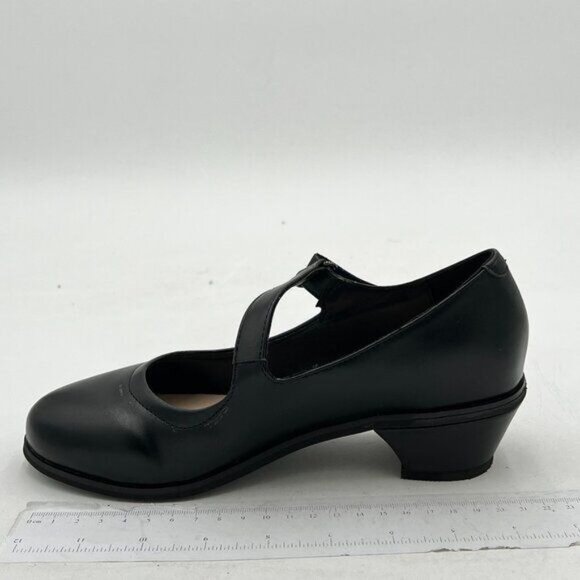 YDN Women Retro Round Toe Low Heel Mary Janes Pumps Chic Comfort Slip On Walking - Picture 2 of 8